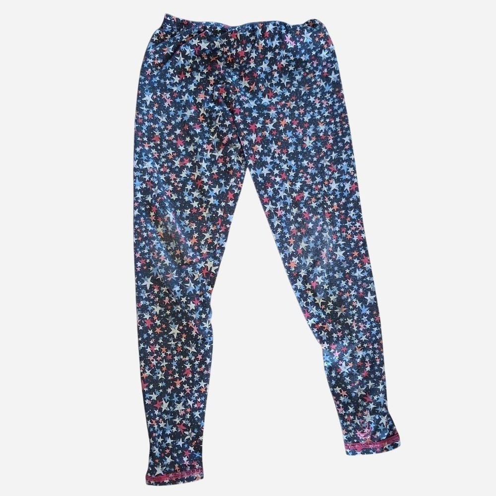 Cuddl Duds leggings with multicolored stars